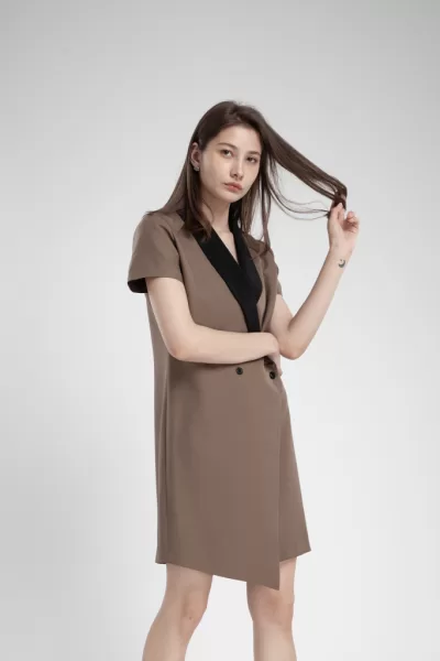 Dress Brown Black