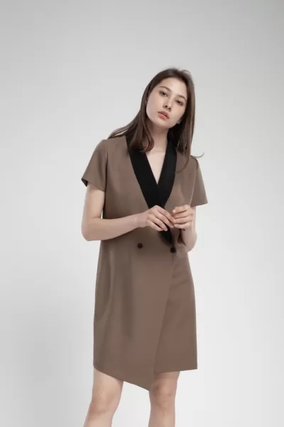 Dress Brown Black