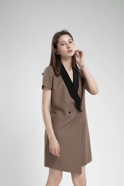 Dress Brown Black